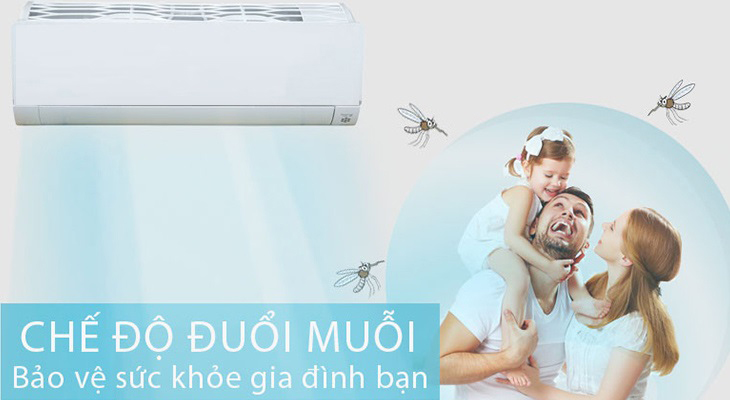 Các dòng máy lạnh có tính năng đuổi muỗi​